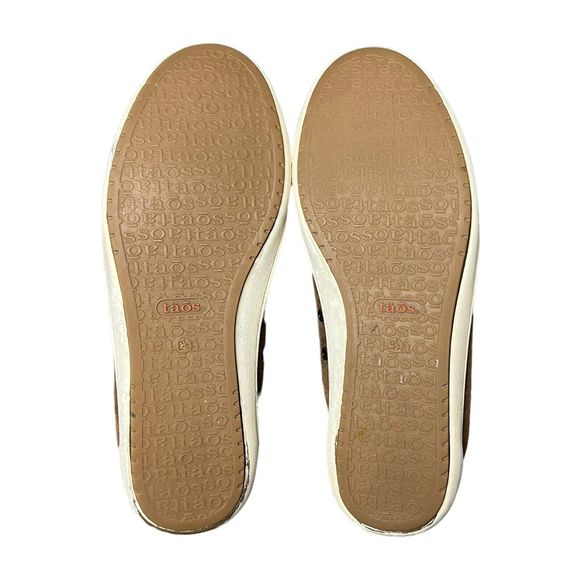 Taos Shoes Womens 8.5 EU39 Freedom Sneakers Brown Leather Casual Walking Studded - Picture 11 of 12
